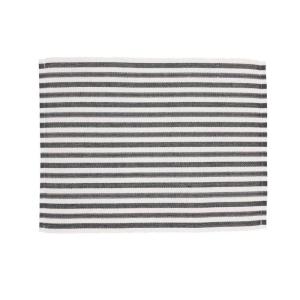 Bordstablett Nina Randig Svart 35x45cm 6-Pack Fondaco