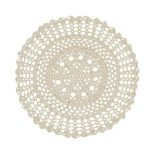 Bordstablett Rund 38cm Offwhite Fondaco Britta 6-Pack