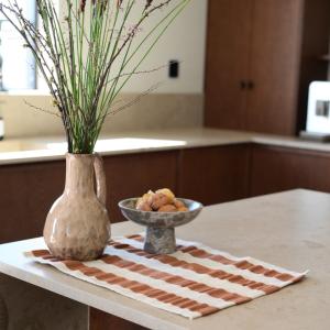 Bordstablett Randig Konjak 35x45cm Fondaco Stig 6-Pack