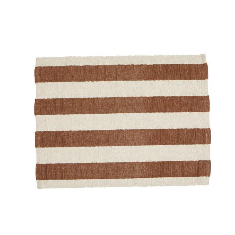 Bordstablett Randig Konjak 35x45cm Fondaco Stig 6-Pack at lavanille