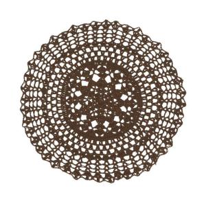 Bordstablett Rund Fondaco Britta Nougat Ø38cm 6-Pack