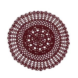 Bordstablett Rund Fondaco Britta Röd Ø38cm 6-Pack