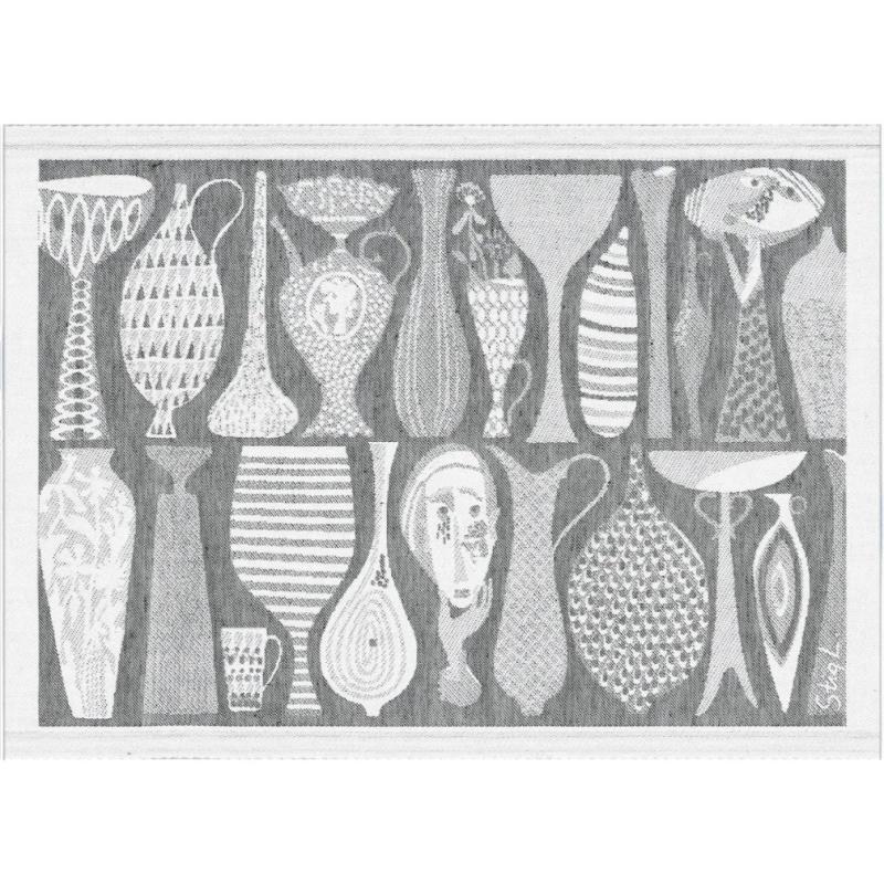 Bordstablett Svart Ekelund Pottery 35x48cm at lavanille