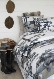 Påslakanset Grå Älg Borganäs of Sweden 150x210cm