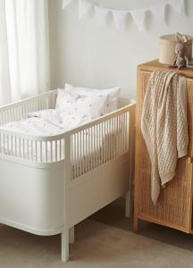 Spjälsäng Påslakanset Alvin Beige 100x130cm Borganäs of Sweden