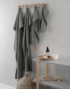 Borganäs of Sweden Basic Badlakan 65x130cm Grå