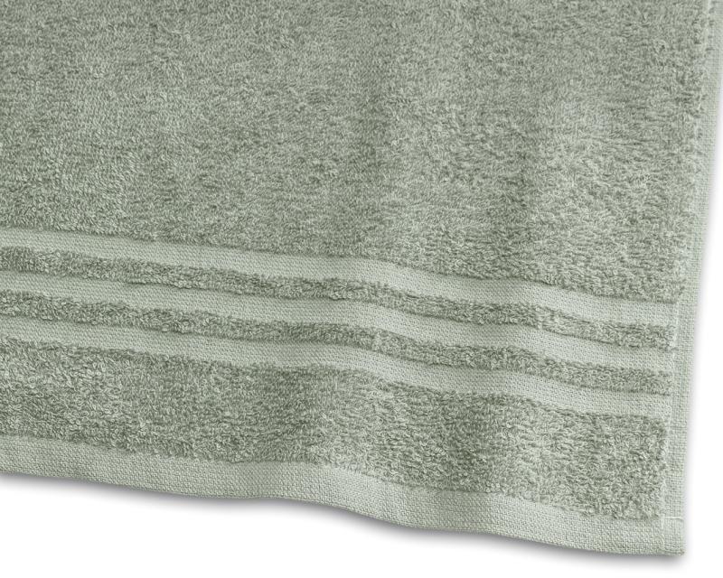 Handduk Borganäs of Sweden Basic Frotté Grön 30x50cm at lavanille
