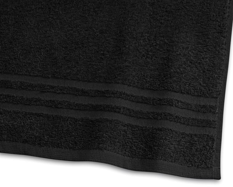 Borganäs of Sweden Basic Badlakan 65x130cm Svart at lavanille