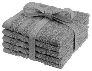 Borganäs of Sweden Basic Tvättlappar 25x25cm Grå