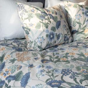 Påslakanset Blå Borganäs Of Sweden Blombacken