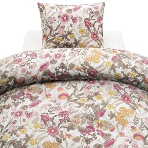 Påslakanset Blommigt Blombacken Rosa 150x210cm Borganäs Of Sweden