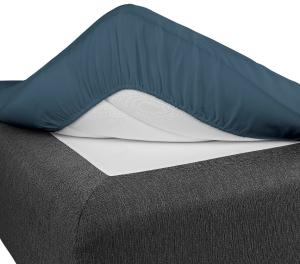 Borganäs of Sweden Dra På Lakan 105x200cm Marinblå