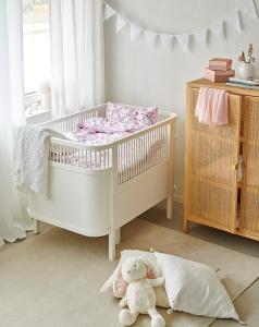 Spjälsäng Påslakanset Enhörning Rosa 100x130cm Borganäs of Sweden