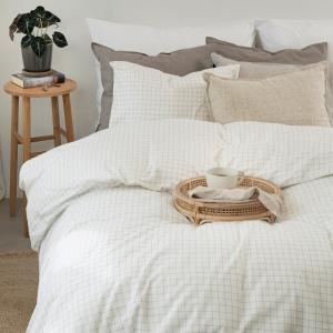 Påslakanset Flanell Offwhite Borganäs Of Sweden Birger 150x210cm