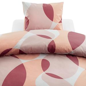 Påslakanset Happy Aprikos 150x210cm Borganäs Of Sweden