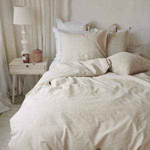 Påslakanset Humble Beige 150x210cm Borganäs Of Sweden