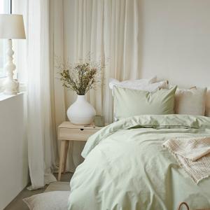 Påslakanset Dubbeltäcke Grön Borganäs Of Sweden Humble 220x210cm