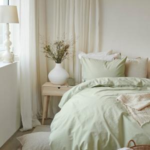 Påslakanset Grön Borganäs Of Sweden Humble 150x210cm