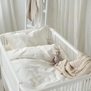 Spjälsäng Påslakanset Humble Vit 100x130cm Borganäs of Sweden