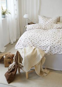 Påslakanset Barn John Beige 150x210cm Borganäs Of Sweden