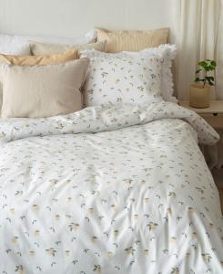 Påslakanset Citroner Gul Borganäs Of Sweden 150x210cm