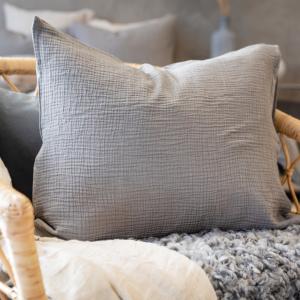 Borganäs of Sweden Örngott Rolling 50x60cm Grå