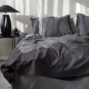 Percale Påslakanset Dubbeltäcke Grå Borganäs Of Sweden 220x210cm