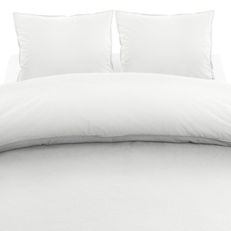 Percale Påslakan Dubbeltäcke Vit Borganäs Of Sweden 220x210cm at lavanille