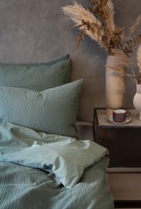 Påslakanset Dubbeltäcke Grön Borganäs Of Sweden Rolling 220x210cm