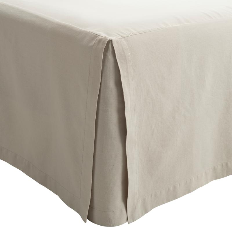 Borganäs of Sweden Sängkappa 180x200x58cm Greige at lavanille