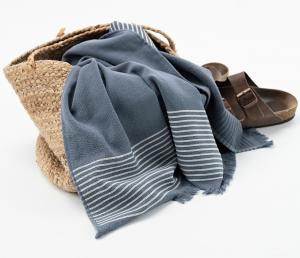 Borganäs of Sweden Strandhandduk Horisont Blå