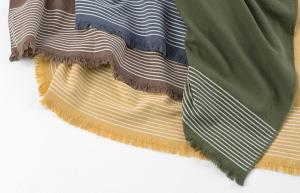 Borganäs of Sweden Strandhandduk Horisont Grön