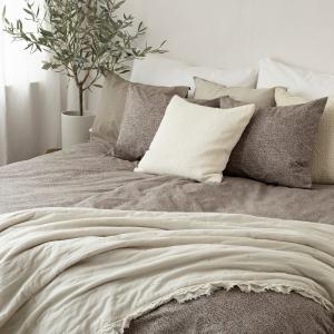 Påslakanset Brun Borganäs Of Sweden Sylvi 150x210cm