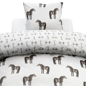 Påslakanset Barn Wendy Brun 150x210cm Borganäs Of Sweden