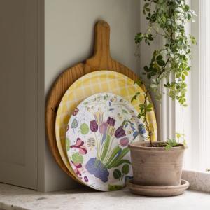 Bricka Almedahls Ailanthus Ljus Multi Ø31cm