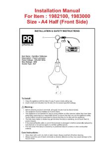 Taklampa Glas  Klar/Svart PR Home Hamilton 21cm