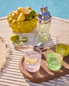 Cocktailglas Klar/Grön 30cl Affari of Sweden 4-Pack