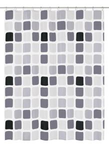 Duschdraperi Antracit Kleine Wolke Sonny 180x200cm