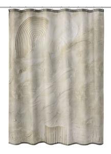 Duschdraperi Beige Kleine Wolke Art 180x200cm