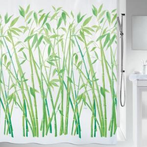 Duschdraperi Grön Spirella Bambus 180x200cm