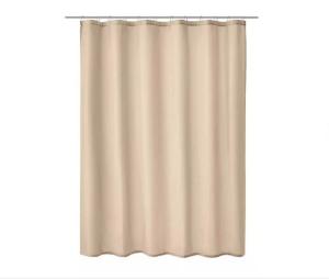 Duschdraperi Med Tyngdband Kleine Wolke Rica Beige 180x200cm