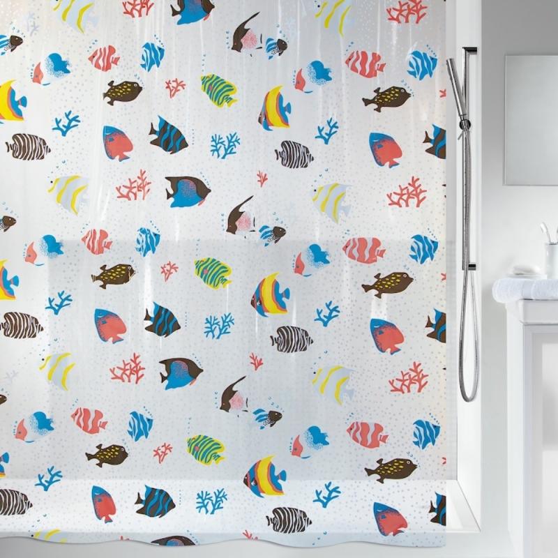 Duschdraperi Multi Spirella Fish 180x200cm at lavanille