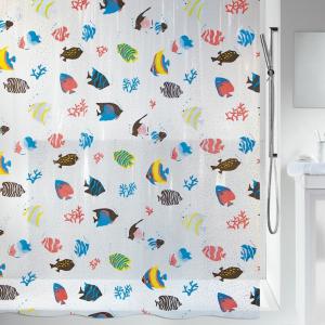 Duschdraperi Multi Spirella Fish 180x200cm