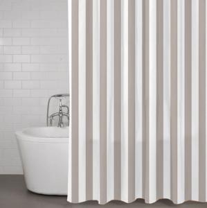 Duschdraperi Redlunds Rand Beige 180x200cm