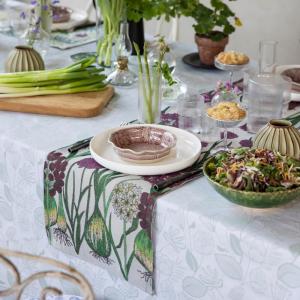 Ekelund Allium Bordslöpare Lila 35x120cm