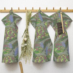 Ekelund Artichoke Kökshandduk Lila/Grön 35x50cm