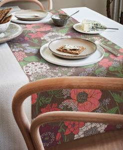 Ekelund Blomsterfång Bordslöpare Rosa 35x140cm