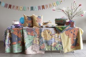 Babyfilt Gul Ekelund Dunderhonung 72x105cm