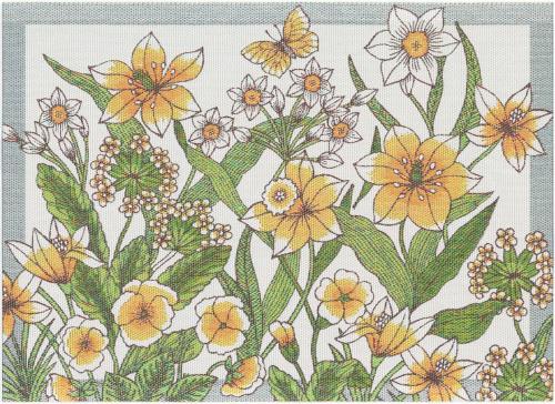 Bordstablett Gul Ekelund Daffodil 35x48cm