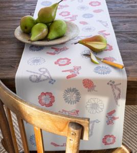 Ekelund Dalasommar Bordslöpare Blå 35x120cm